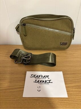 NWOT Rad Rev Olive Corduroy Sling Crossbody